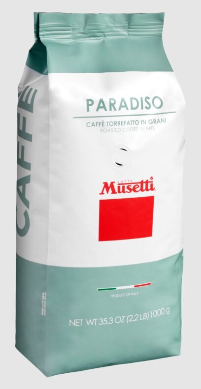 Кофе Musetti, премиум, Paradiso, Италия, обжаренный, в зернах, 1кг