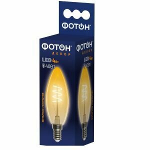 Лампа филаментная Фотон Декор 4 Вт Е14 2200К