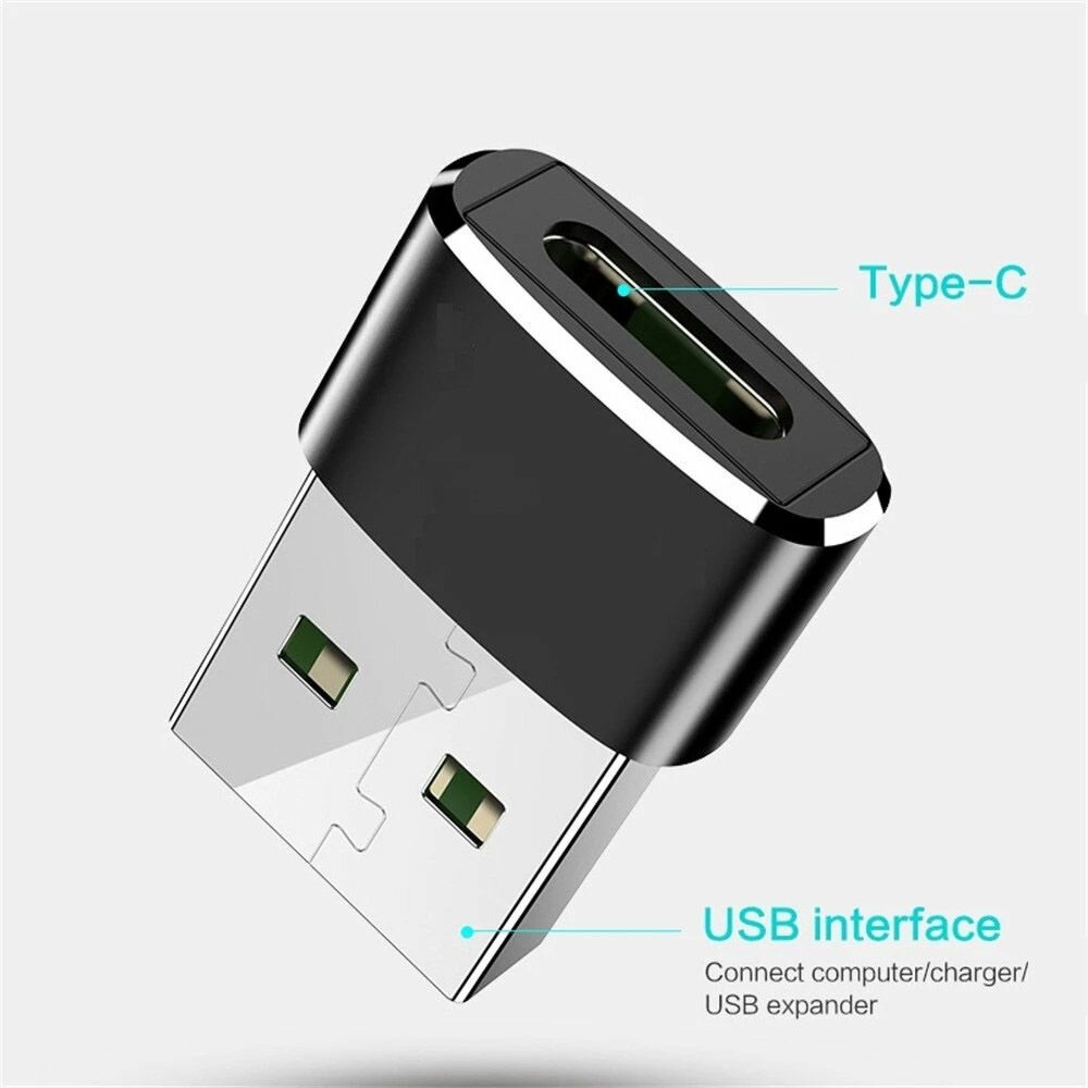 Переходник Type-C USB 2.0, USB-Cf -> USB-Am (ORIENT UC-202) — фото 1