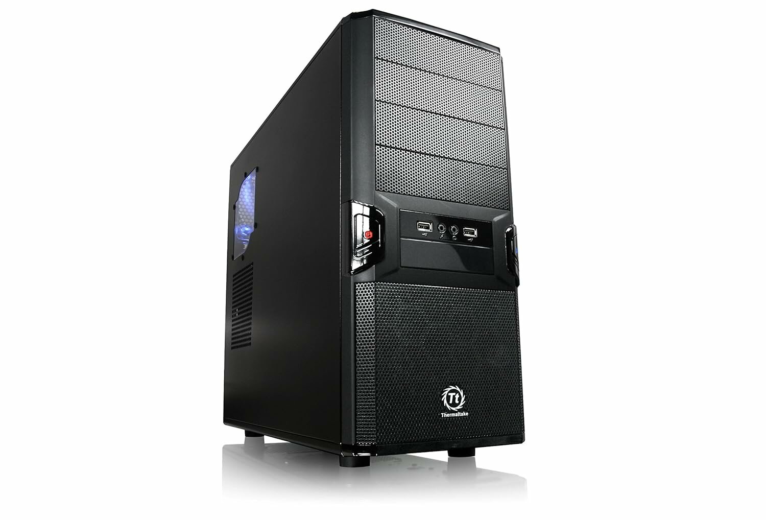 Корпус Thermaltake V3 Black Edition ATX Mid Tower (VL80001W2Z) Черный