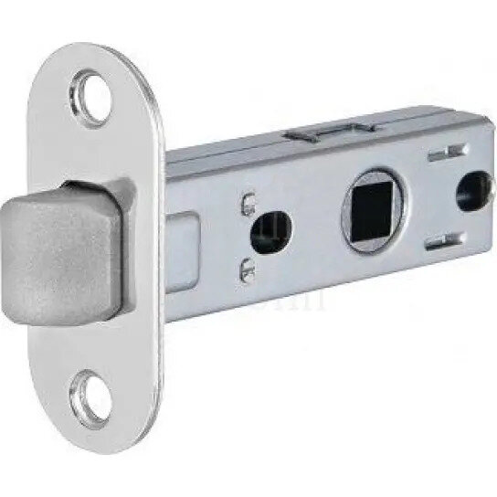Защелка Punto (Пунто) PLASTPL45-R25 (PL45-R25) (врезная) тех. упаковка без ответной планки матовый никель