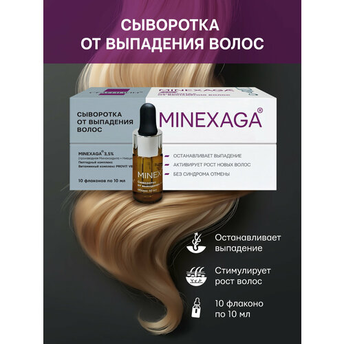 Сыворотка от выпадения волос для тонких и поврежденных волос Селенцин Minexaga
