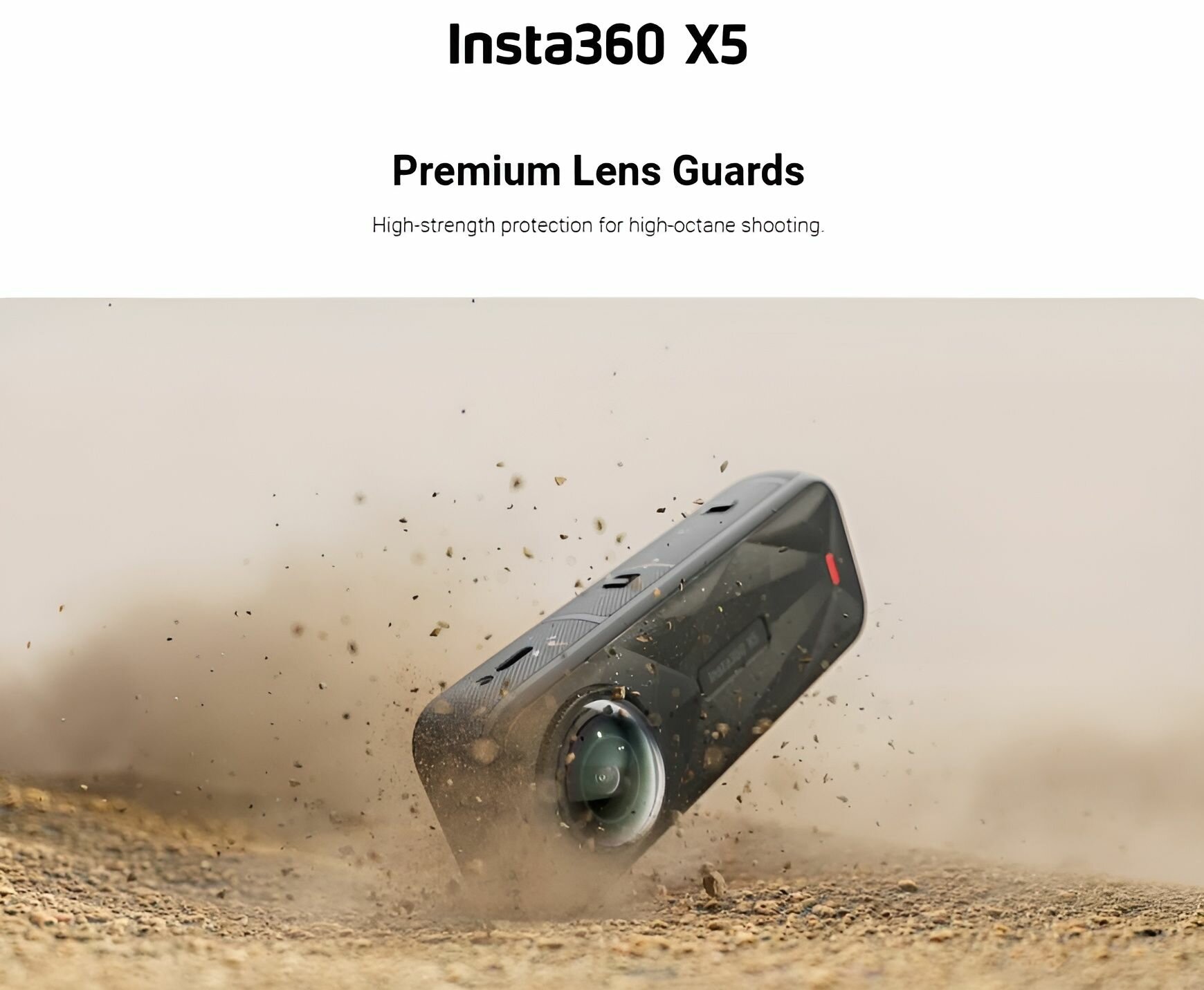 Защитные линзы Insta360 Premium Lens Guards, для камеры Insta360 X5, черные