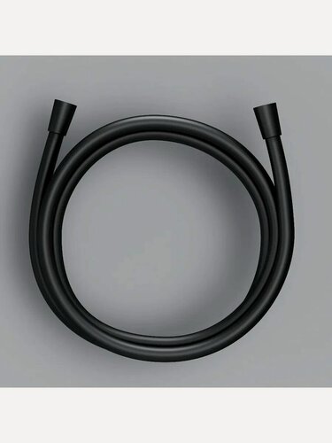 Изображение товара Душевой шланг AM.PM, монолитный, 150 см, цвет черный матовый, пластик PVC