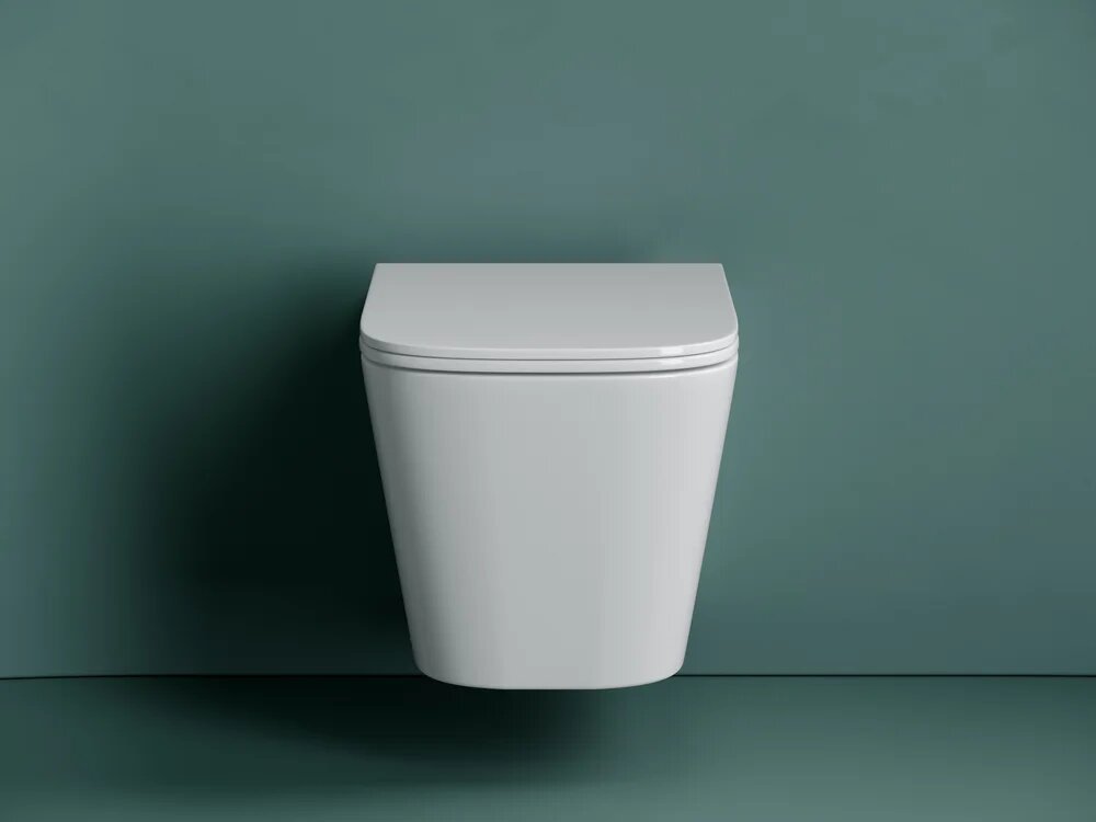 Подвесной унитаз Ceramicanova Union безободковый смыв Торнадо CN4009T