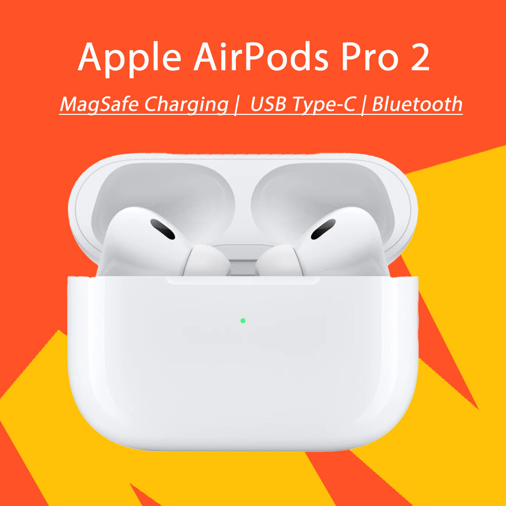 Беспроводные наушники Apple AirPods Pro 2 MagSafe Charging Case (USB-C), белый