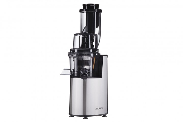 Соковыжималка шнековая Ardesto auger juicer, 200W, bowl-0.6L, cake-0.6L, plastic/iron, silver-black, JEG-1330SL