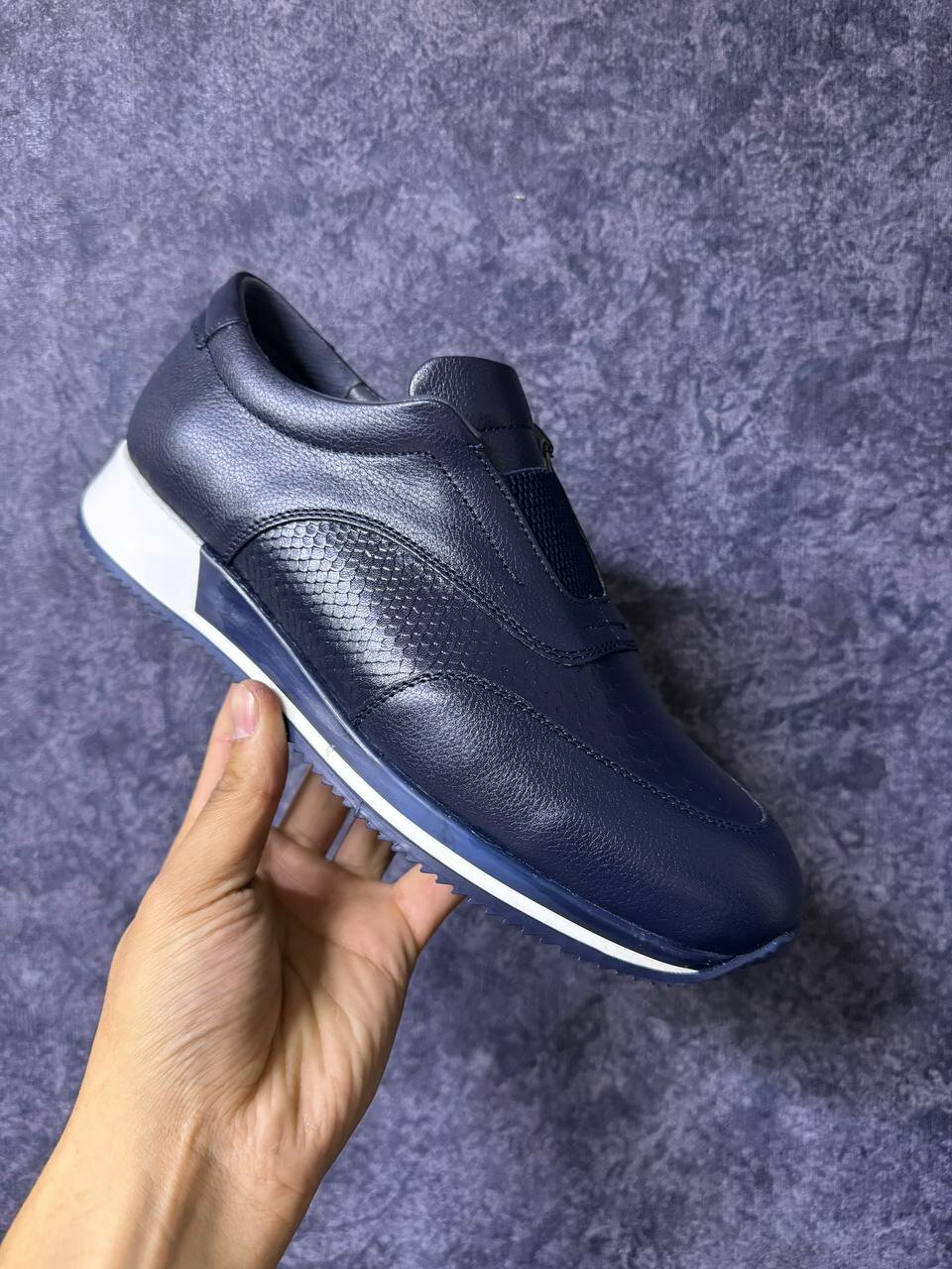 Мокасины IMPERIUM sportklass, размер 39, 15 синий — фото 1