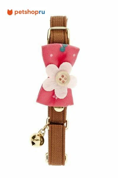 Ferribiella аксессуары Ошейник для кошки с бантом "Цветок" CAT COLLAR EASY FLOWER