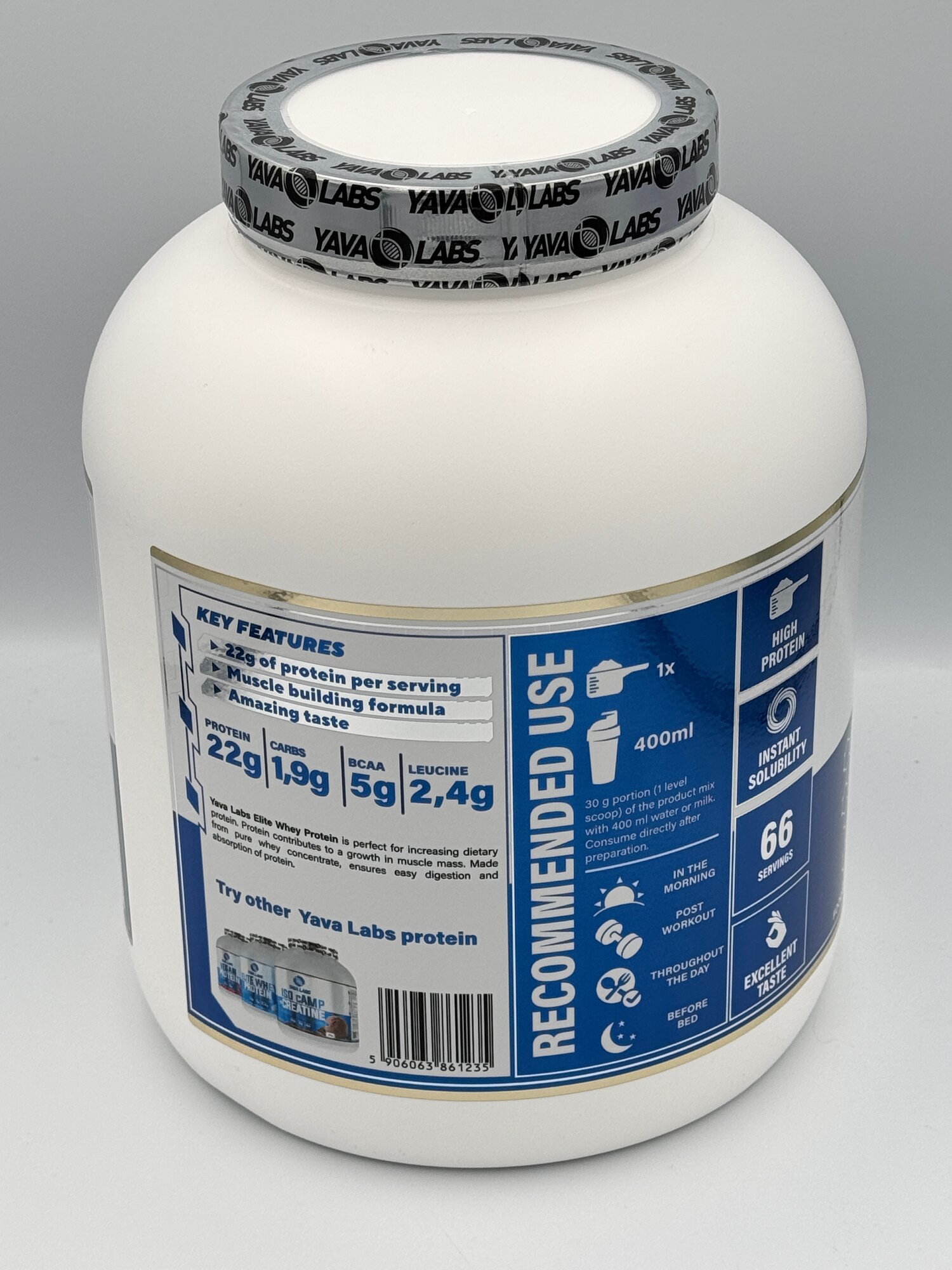 Yava Labs Whey 2kg Vanil протеин ява лабс Ванильный вкус для мышц — фото 1