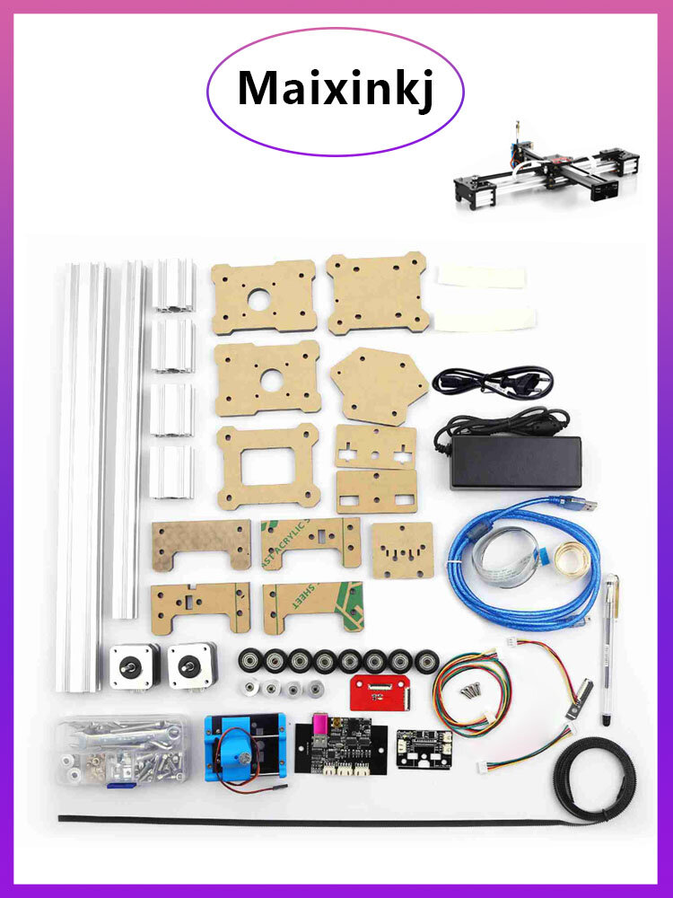 Настольный XY плоттер для рисования ручкой, комплект 100-240В