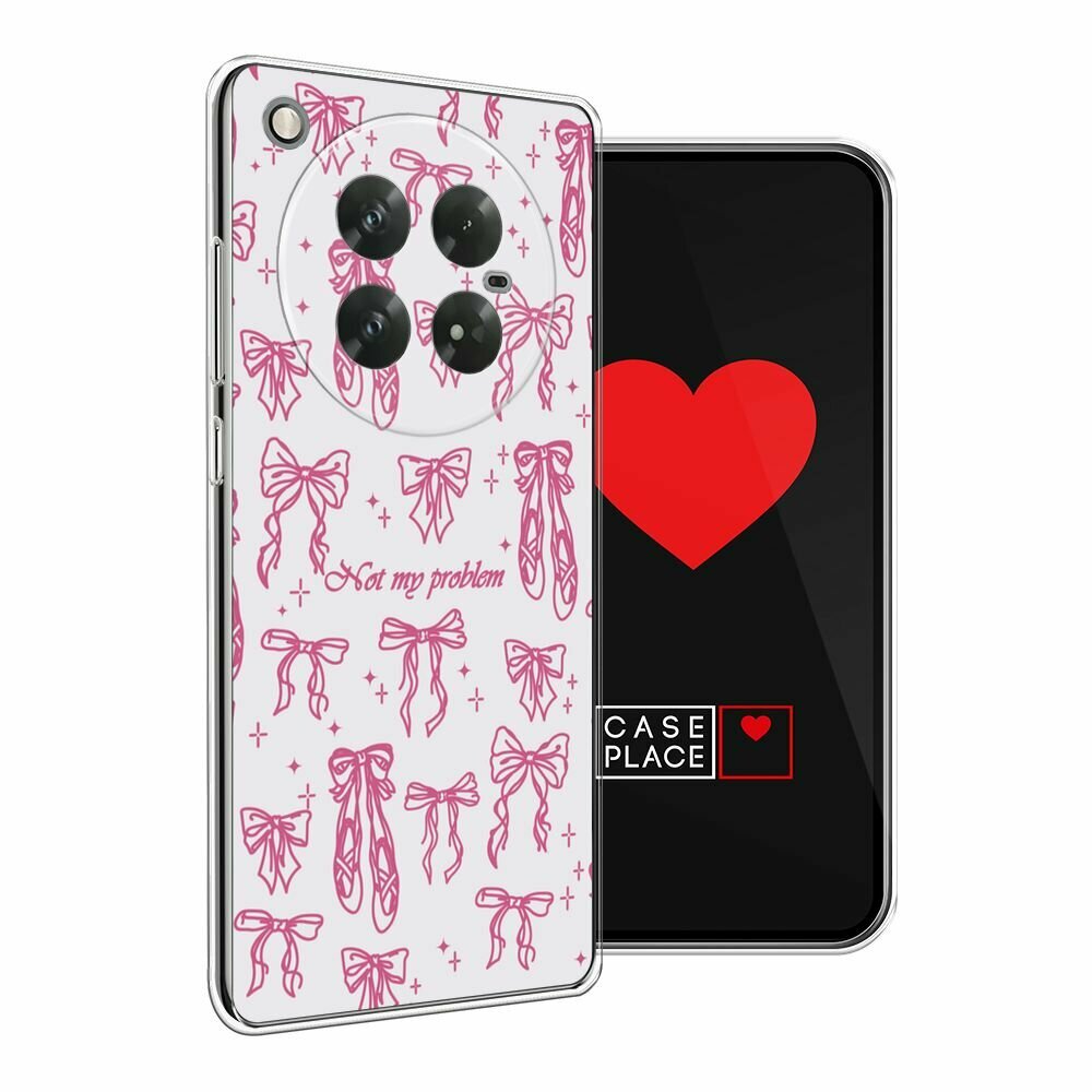 Чехол на Infinix Zero 40 5G / Инфиникс Зеро 40 5G с принтом "Not my problem 1" — фото 1