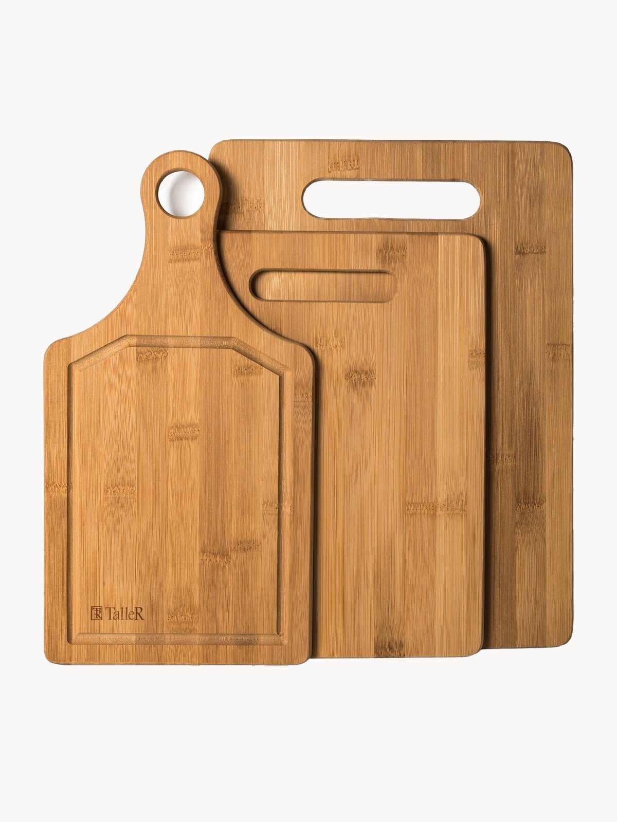 Набор разделочных досок из бамбука TalleR TR-52203, 3 предмета