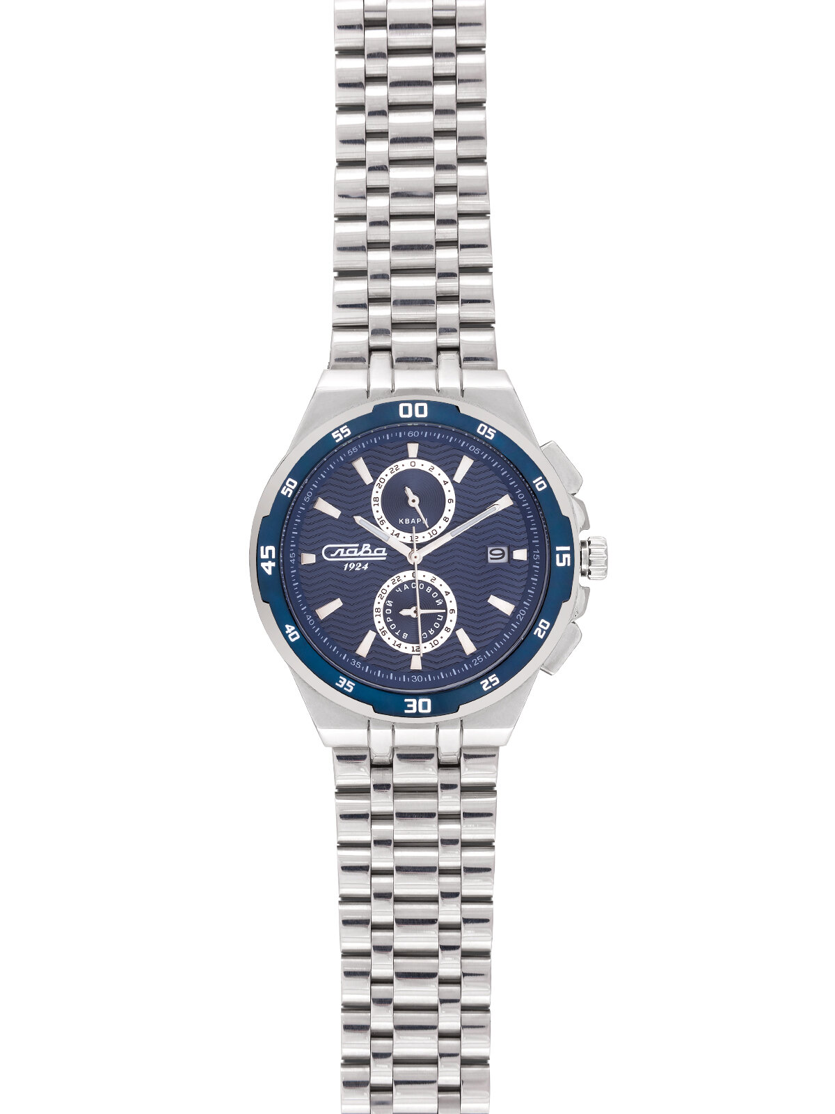 Наручные часы Слава Традиция, синий — фото 1