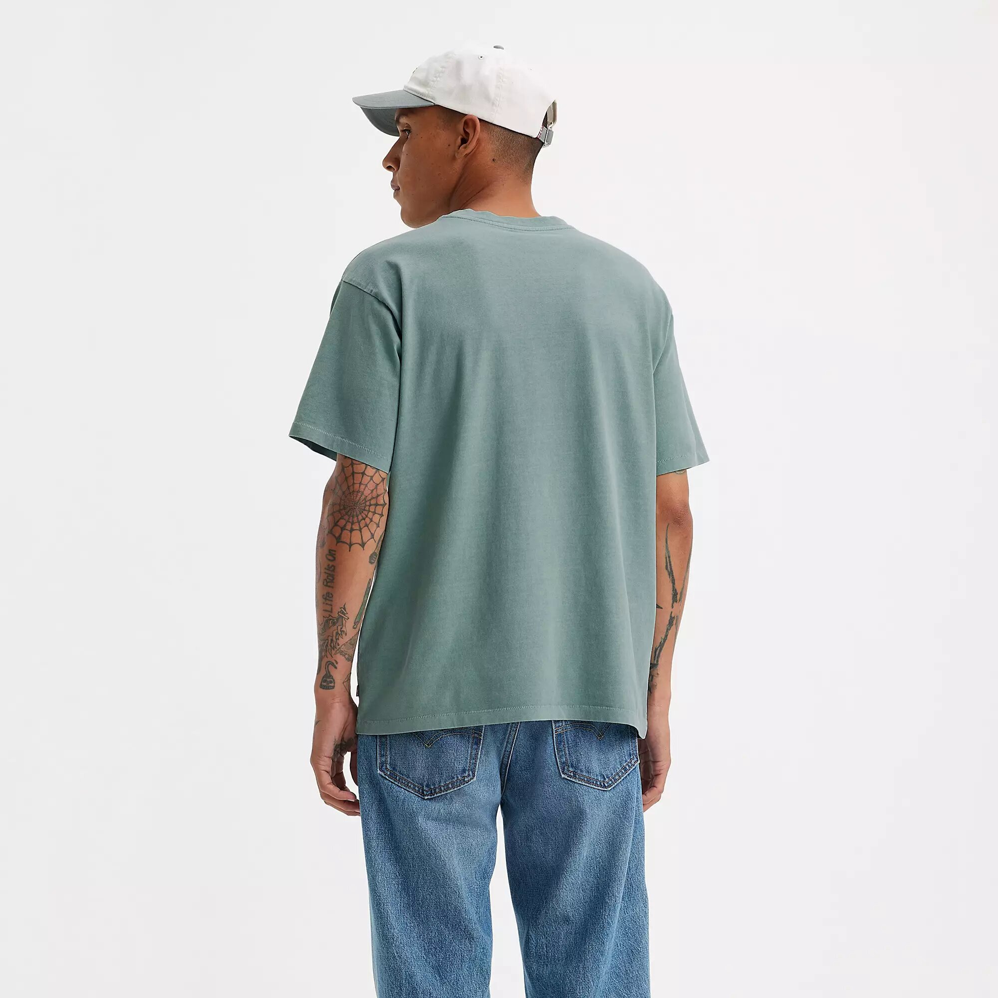 Футболка Levi's, размер M, зеленый, — фото 1