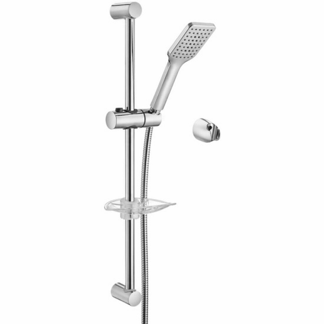 Душевой гарнитур E C A Tiera  латунь  хром  60см  150см