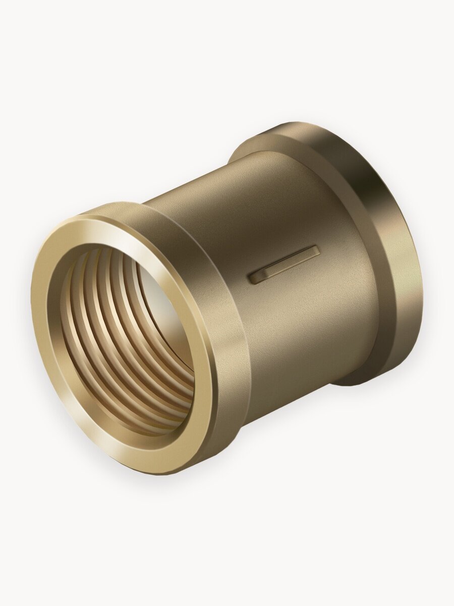 Муфта 3/4" ONKRON CP3-4 соединительная, внутренняя резьба, латунь