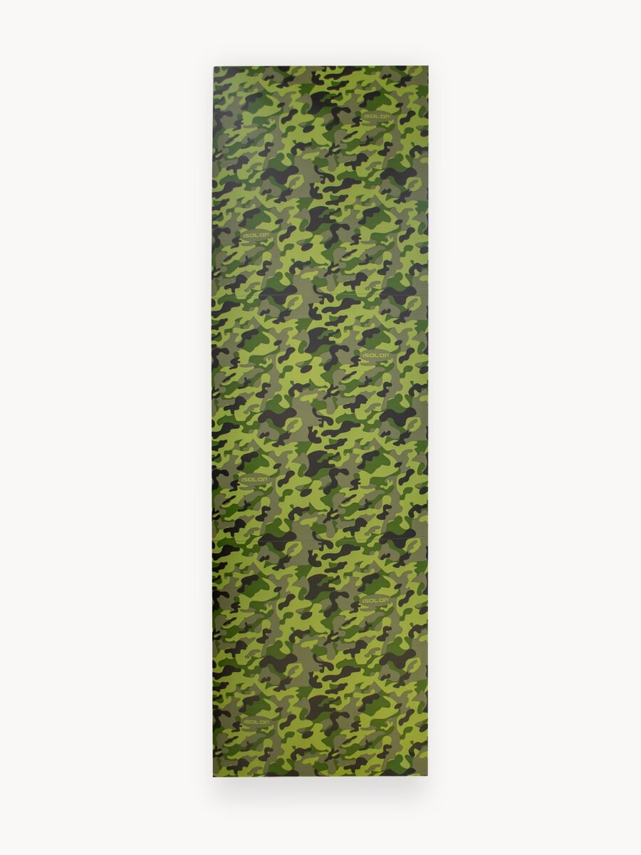 Коврик для туризма и отдыха Isolon Decor Камуфляж 8 мм, 180х55 см хаки