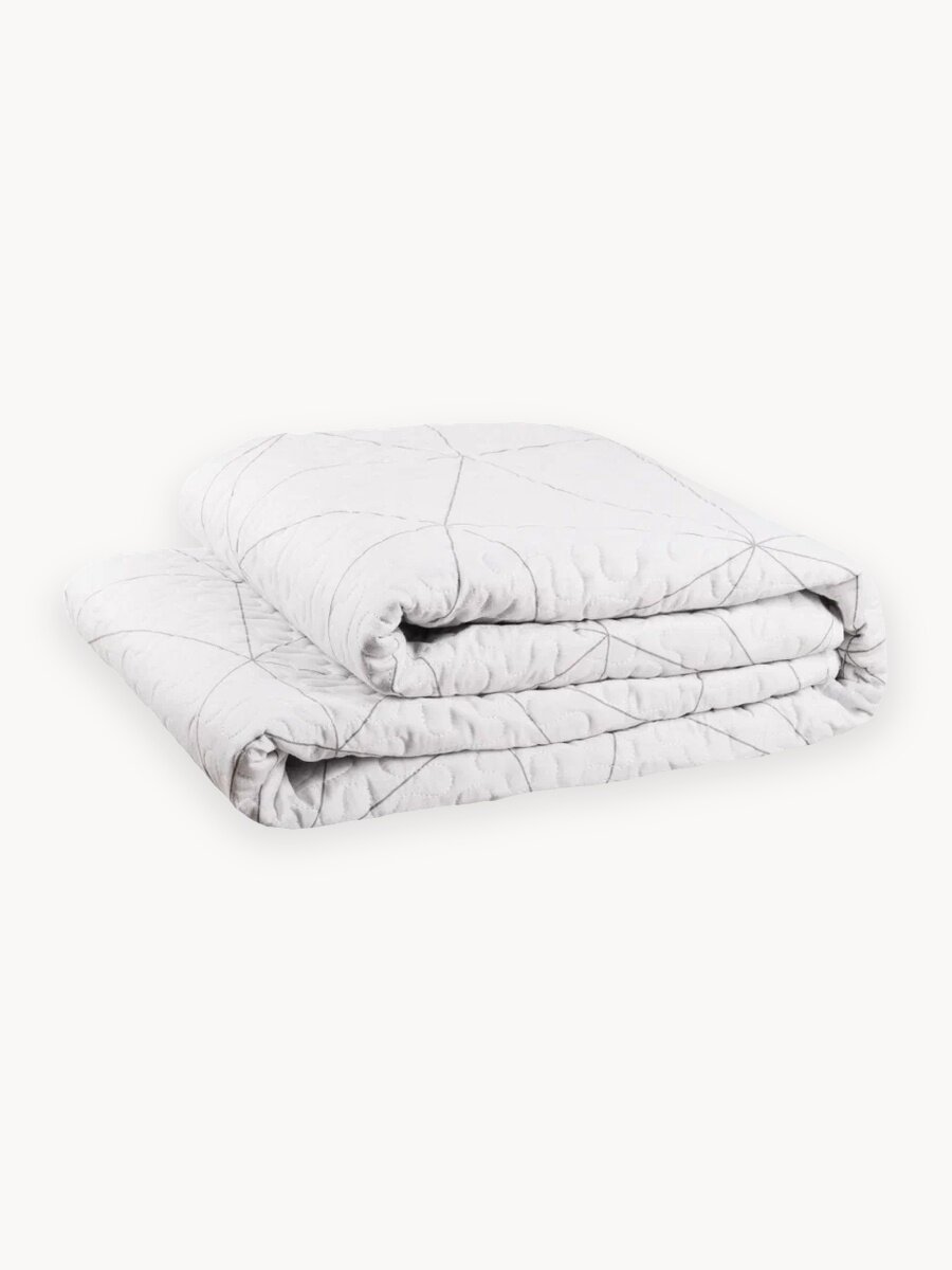 Покрывало GoodNight Quilt Sage 2-спальное, белый
