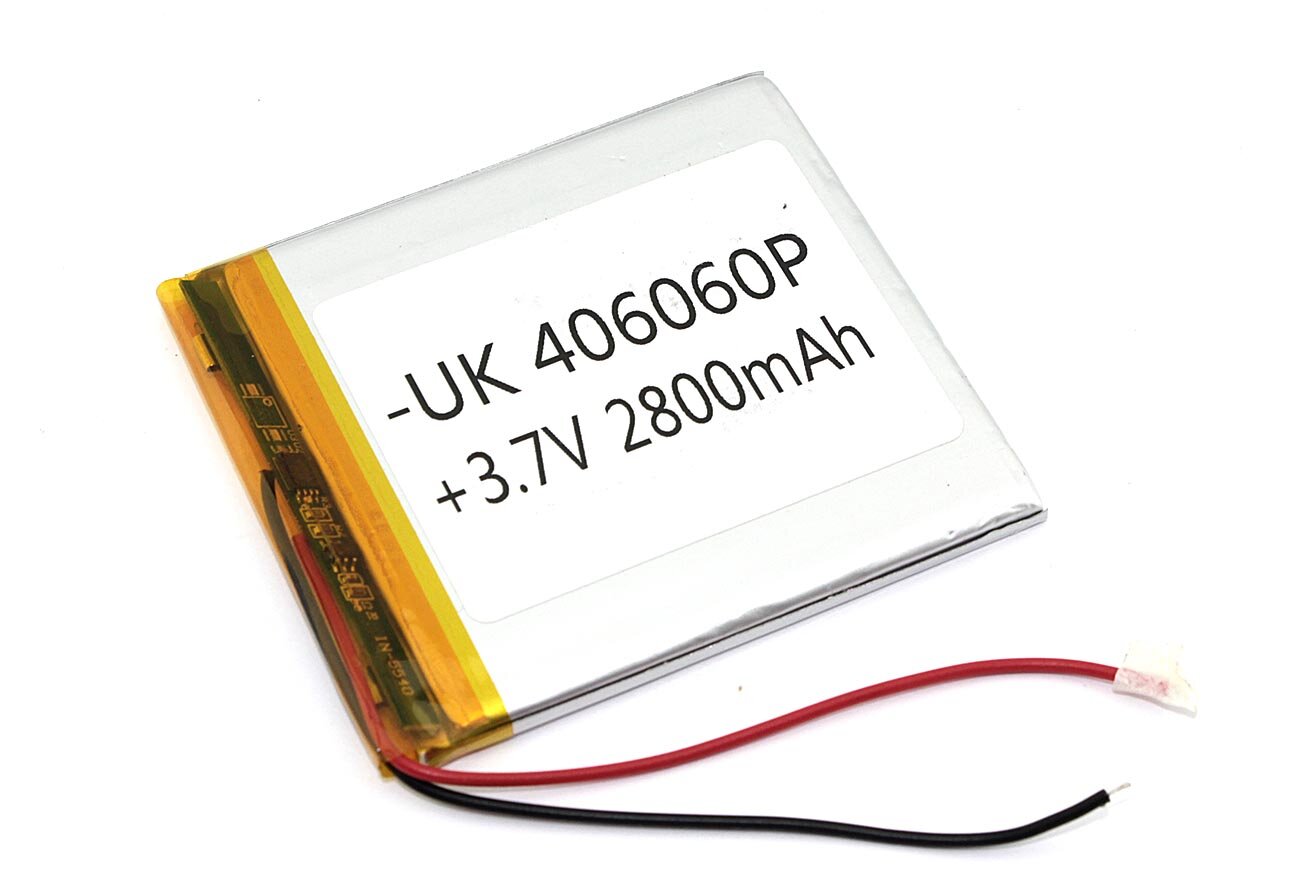 Аккумулятор Li-Pol (батарея) 4*60*60мм 2pin 3.7V/2800mAh