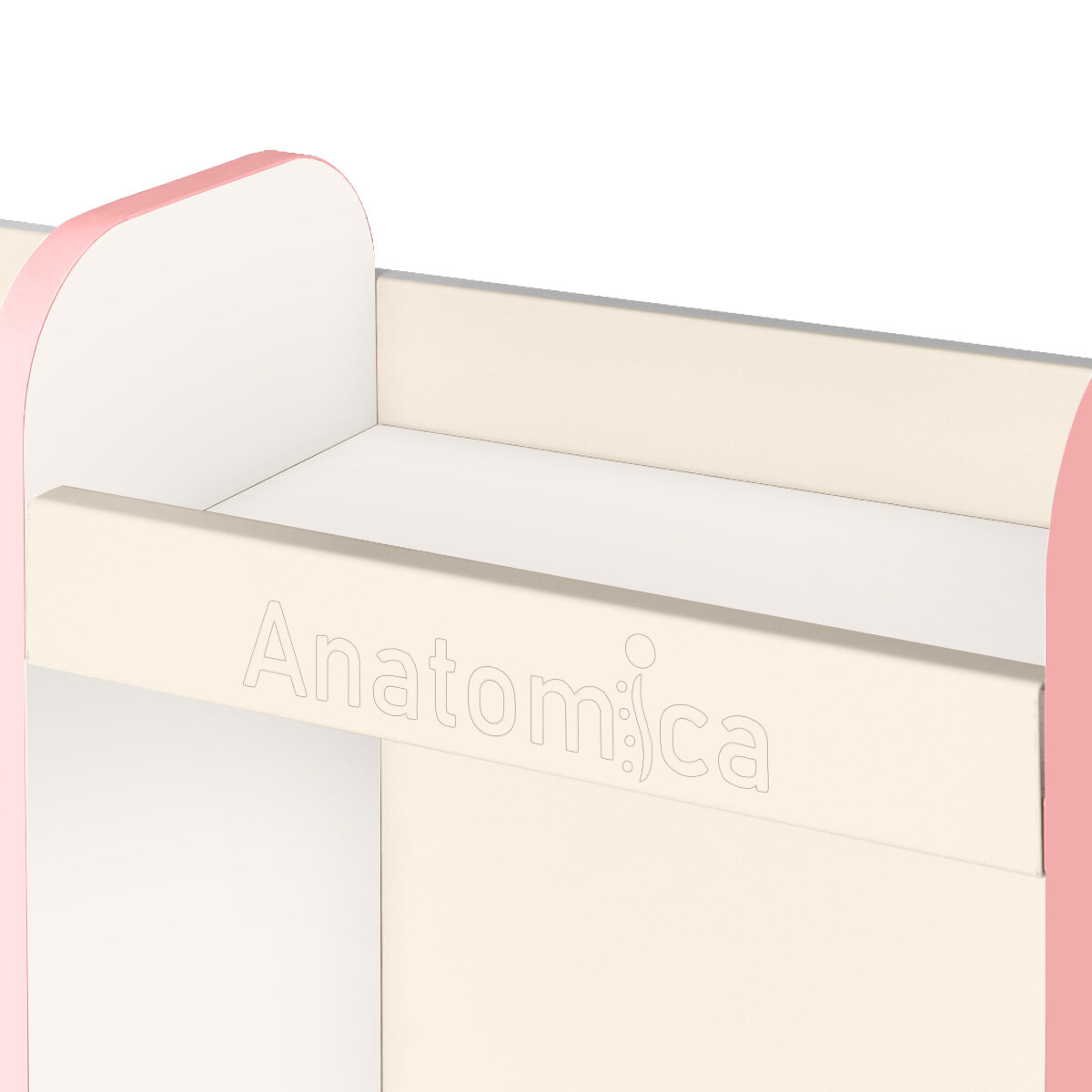 Растущая парта Anatomica Genius белый/розовый - фотография № 10