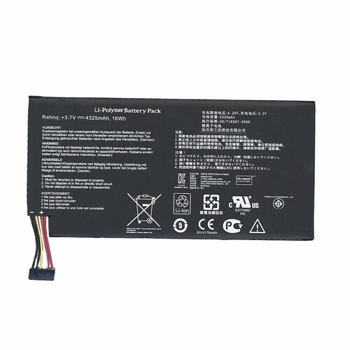 Аккумуляторная батарея C11-ME370T для планшета ASUS Google Nexus 7 16Wh cameron sino battery for nexus 5 nexus 5 16gb nexus 5 32gb