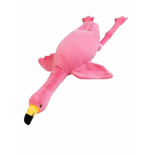 Мягкая игрушка подушка антистресс Фламинго Обниминго розовый 90 см фламинго игрушка подушка 90