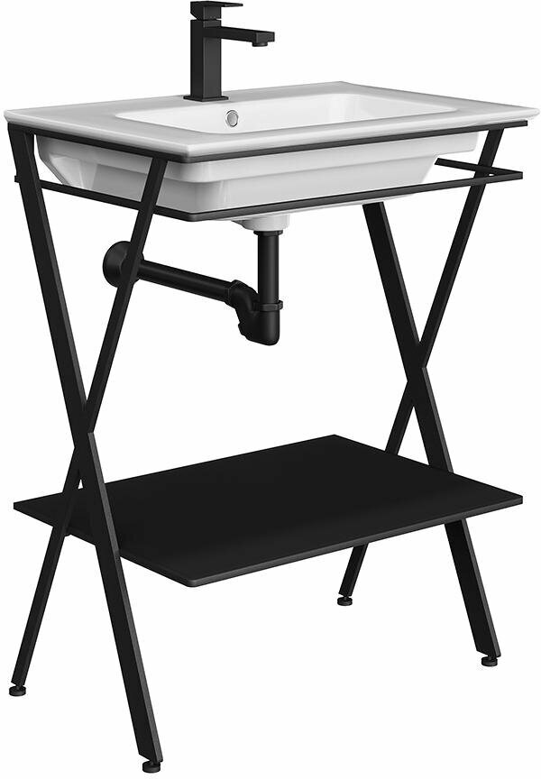 фото Консоль под раковину Kerama Marazzi PIA. N.65\BLK