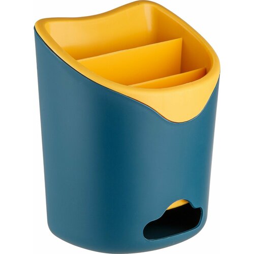 Подставка для столовых приборов PERFECTO LINEA сине-желтая 34-118167 335₽