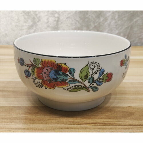 Салатник керамический 1100мл «Magic Flower» 15*8см