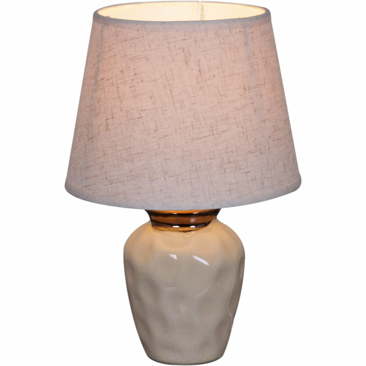 Настольная лампа с абажуром Reluce E14
