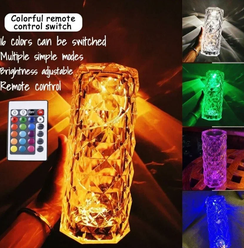 Лампа настольная/ Светильник ночной светодиодный декоративный дизайнерский USB 3 режима света