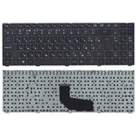 Клавиатура для ноутбука DNS K580S черная с рамкой - изображение