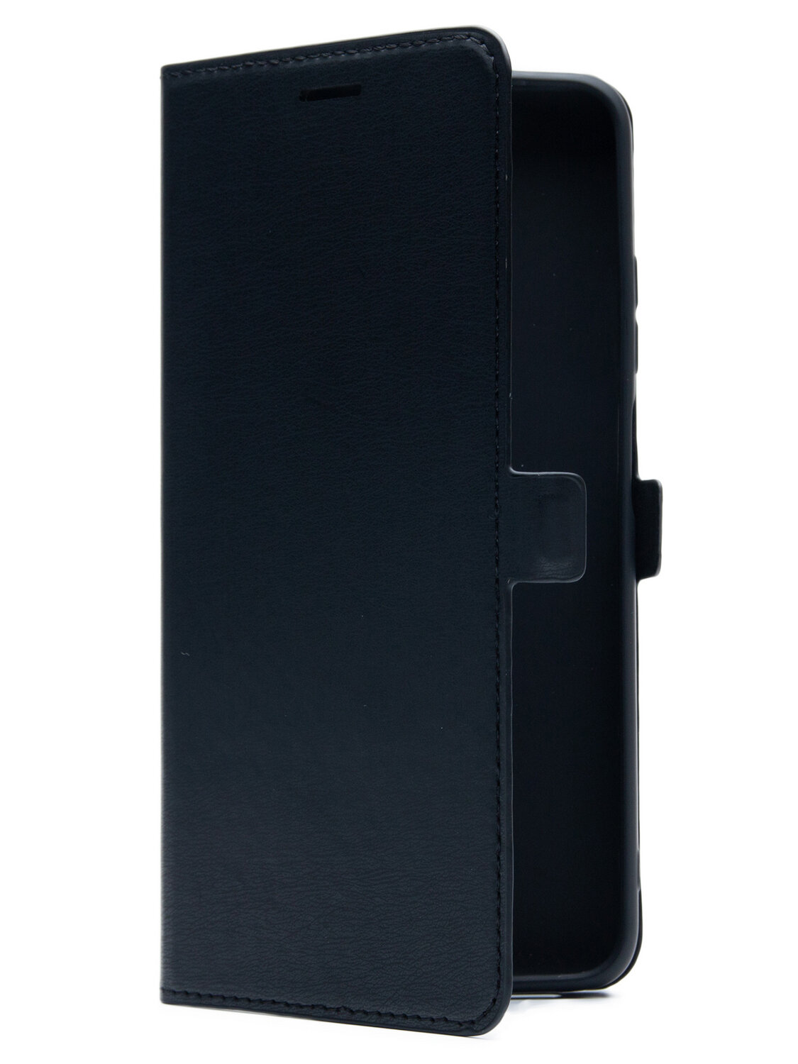 фото Чехол книжка на Xiaomi Redmi Note 9T (Ксиоми Редми Нот 9Т) эко-кожа черный с функцией подставки отделением для пластиковых карт Book case Miuko