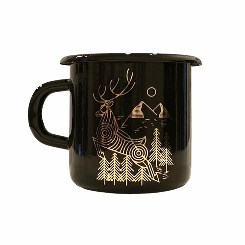 Эмалированная кружка «Золотой олень»