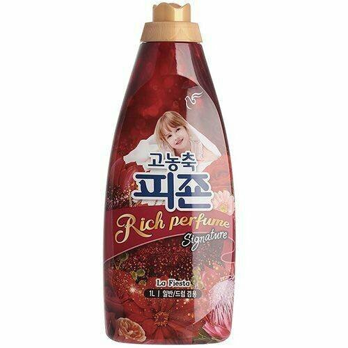 фото Парфюмированный кондиционер для белья 1 л [Pigeon] Rich Perfume Signature Hi-Enriched Fabric Softener La Fiesta Bottle