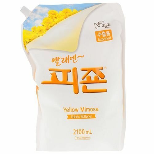 фото Кондиционер для белья 2.1 л [Pigeon] Regular Fabric Softener Yellow Pouch