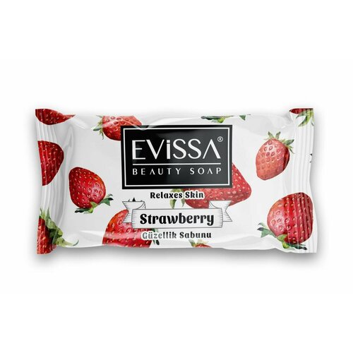 EVISSA Мыло туалетное Strawberry( Сочная клубничка) 85 гр.