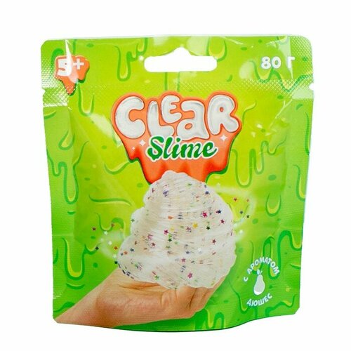 Игрушка Сlear-slime, 80 г, микс