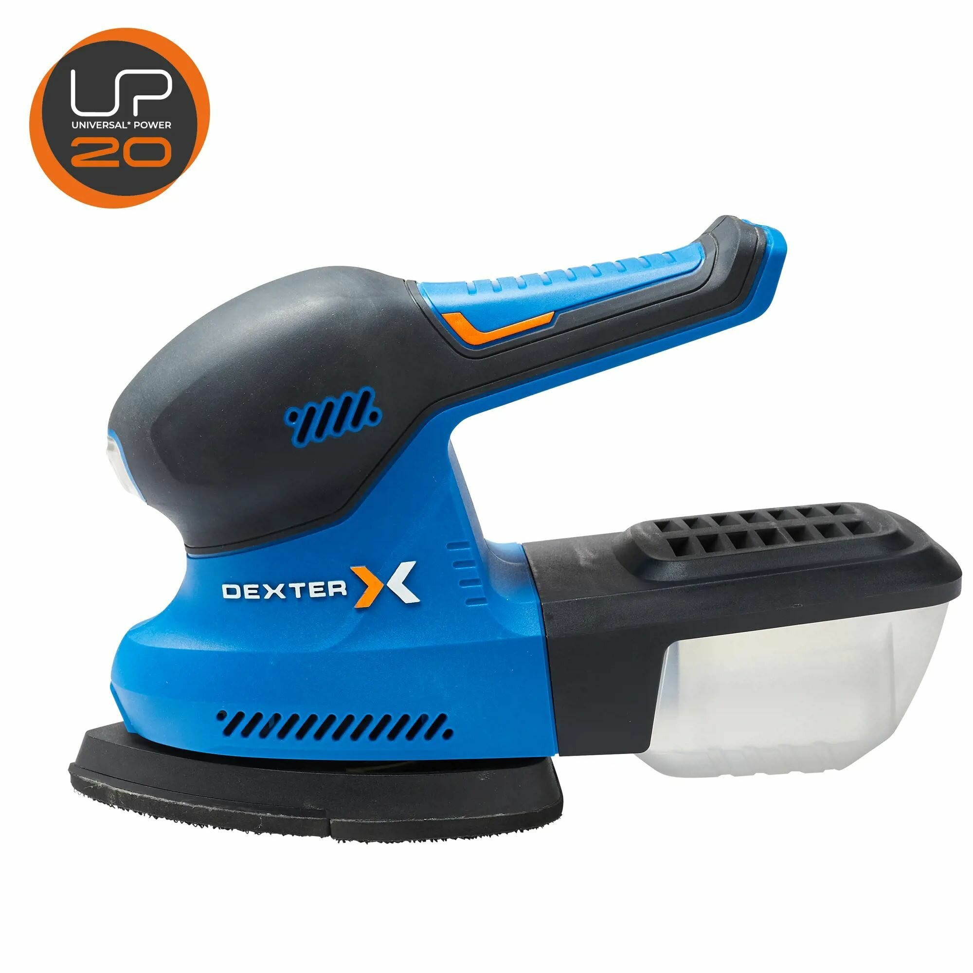 Картинки Дельташлифовальная машина аккумуляторная Dexter 20VMFS2.1, 20 В Li-ion без АКБ и ЗУ