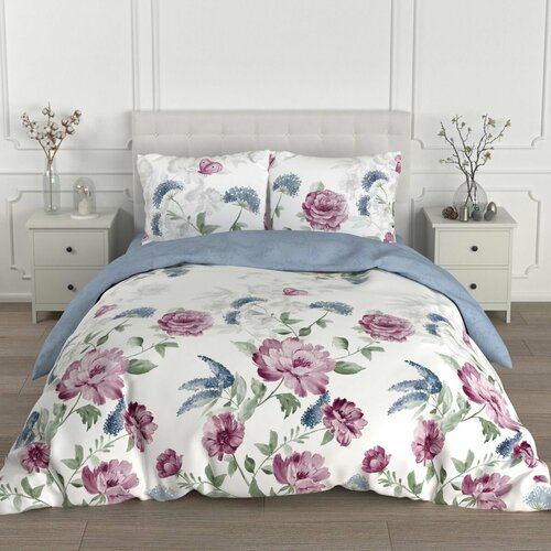 Комплект Евро постельного белья Для SNOFF сатин Жуани/хлопок / наволочки 70*70