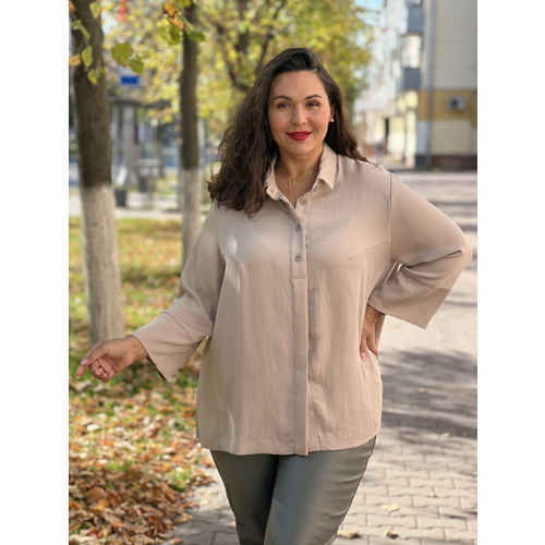 Футболка размер 52-54, бежевый