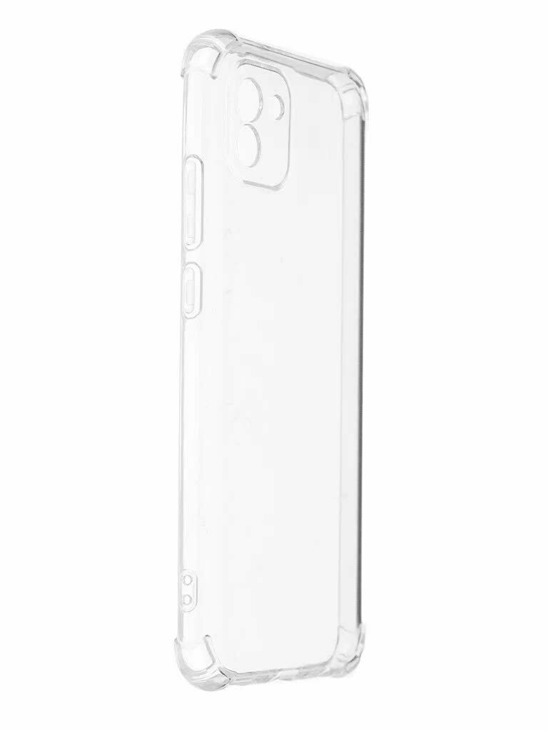 Чехол iBox для Samsung Galaxy A03 Crystal с усиленными углами Silicone Transparent УТ000029204 - фото №6