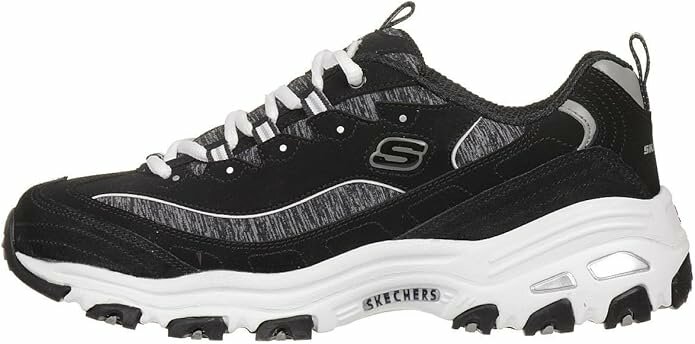 фото Кроссовки Skechers D'LITES - ME TIME / BLACK/WHITE / 10 US / 40 EU / 7 UK / 27 CM / Women's