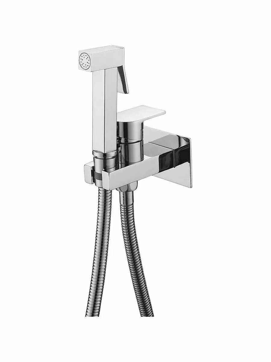 Смеситель с гигиеническим душем Splenka S95.52, встраиваемый, хром