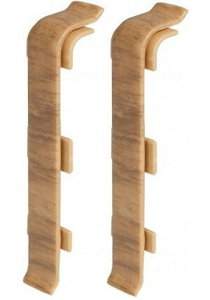 Соединитель для плинтуса Arbiton Indo, цвет 09 Дуб Изысканный, 2шт.