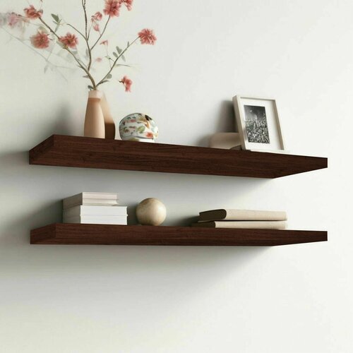 Парящие полки 548х123 (2 шт) венге