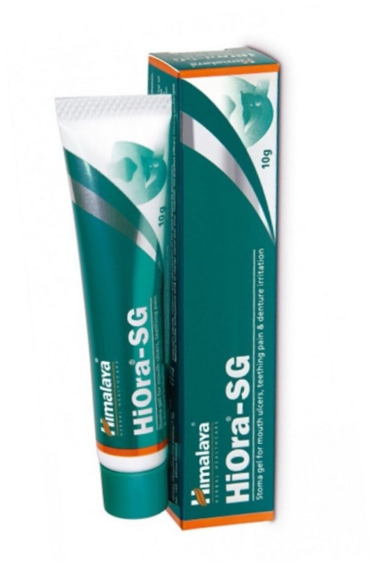 Изображение Хиора-СГ гель для десен (Hiora-SG), Himalaya, 10г