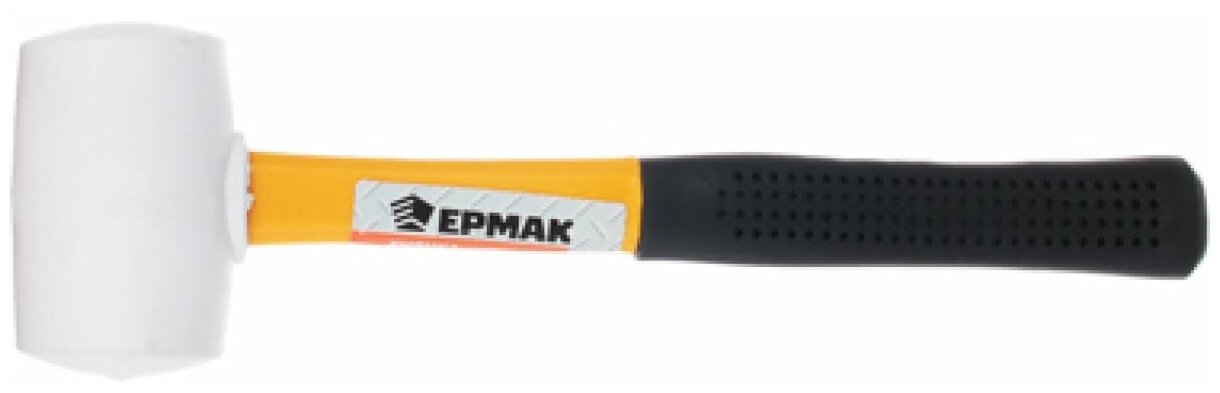 2 киянки (комплект) 225g белая резина, удобная ручка, Ермак — фото 1