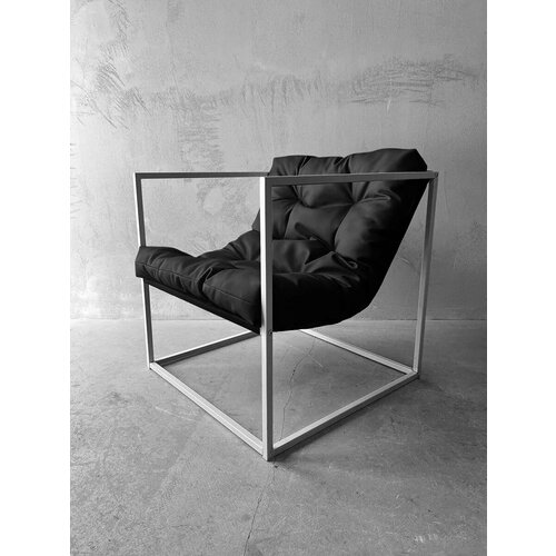 Кресло для отдыха Лофтовик черный кожзам 6756₽